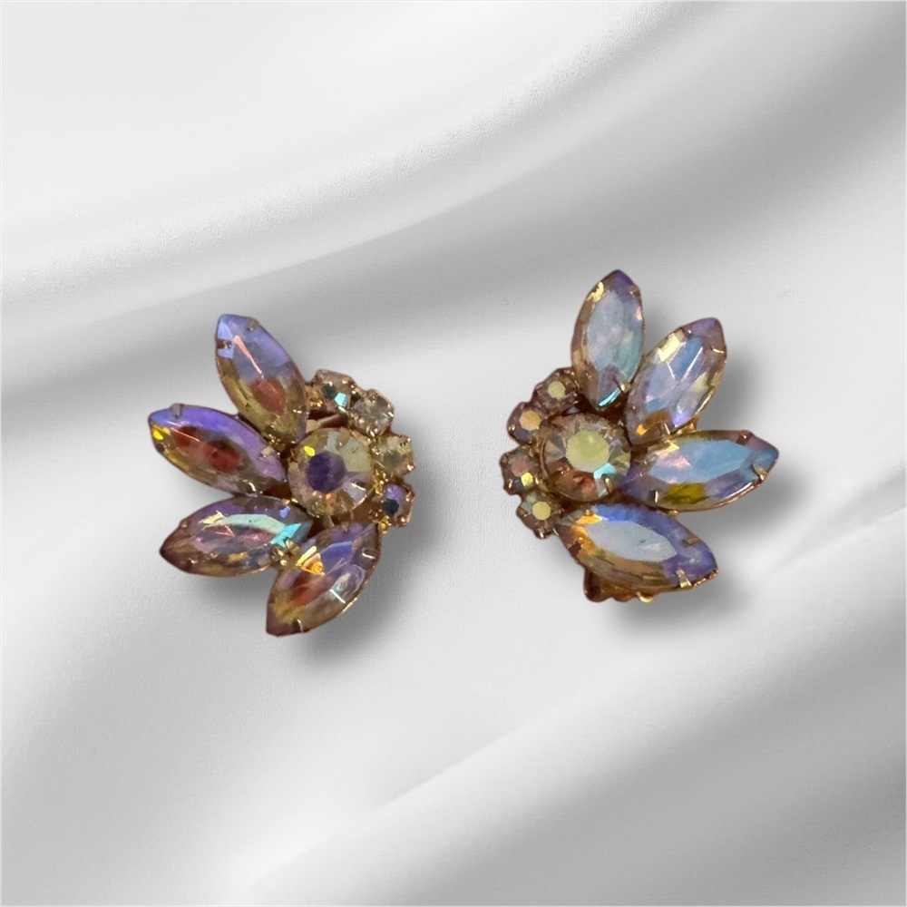 Juliana AB Crystal Earrings - Verified Rare Excellent Condition